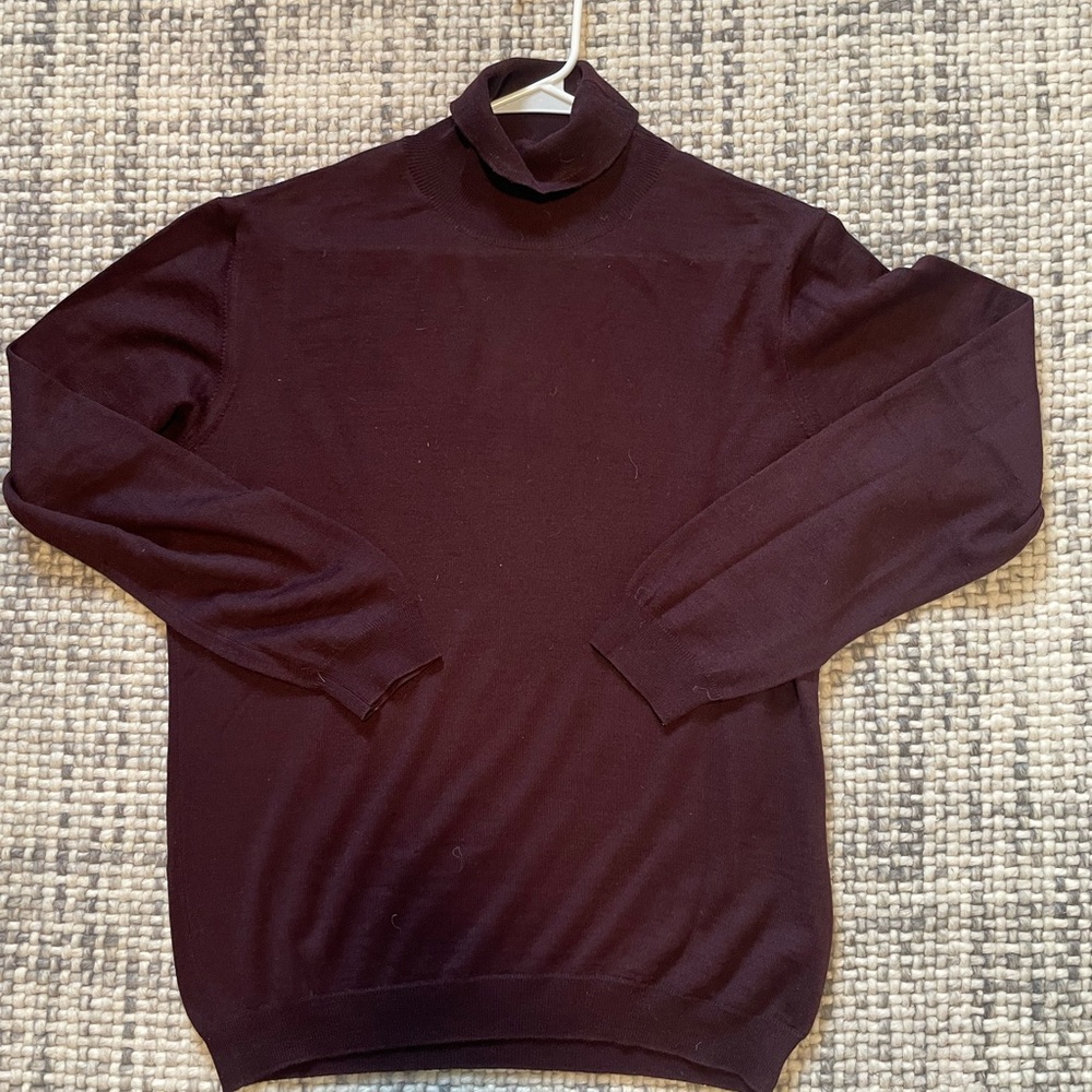 Zara Lightweight Wool Blend Turtleneck